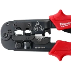 Ratcheting Modular Crimper & Stripper, Straight Handle