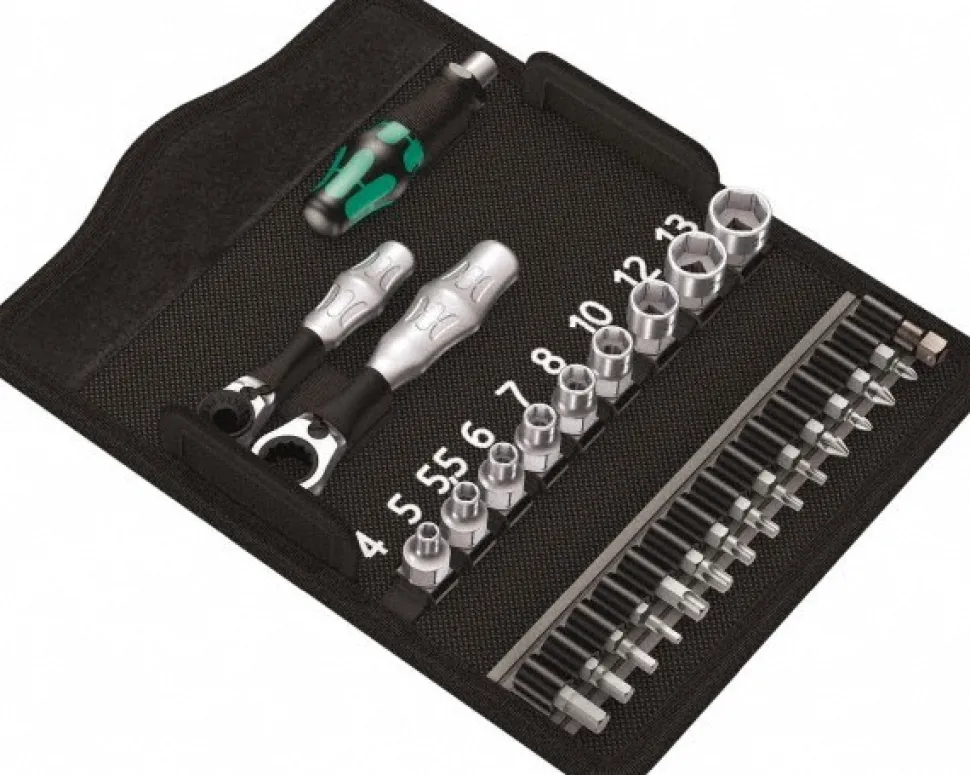 Ratchet & Socket Set: 27 Pc