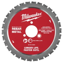 #10 (1-1/4”) Rebar Cutting Blade