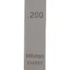Rectangle Steel Gage Block: 0.2", Grade 0