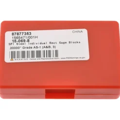 Rectangle Steel Gage Block: 0.2