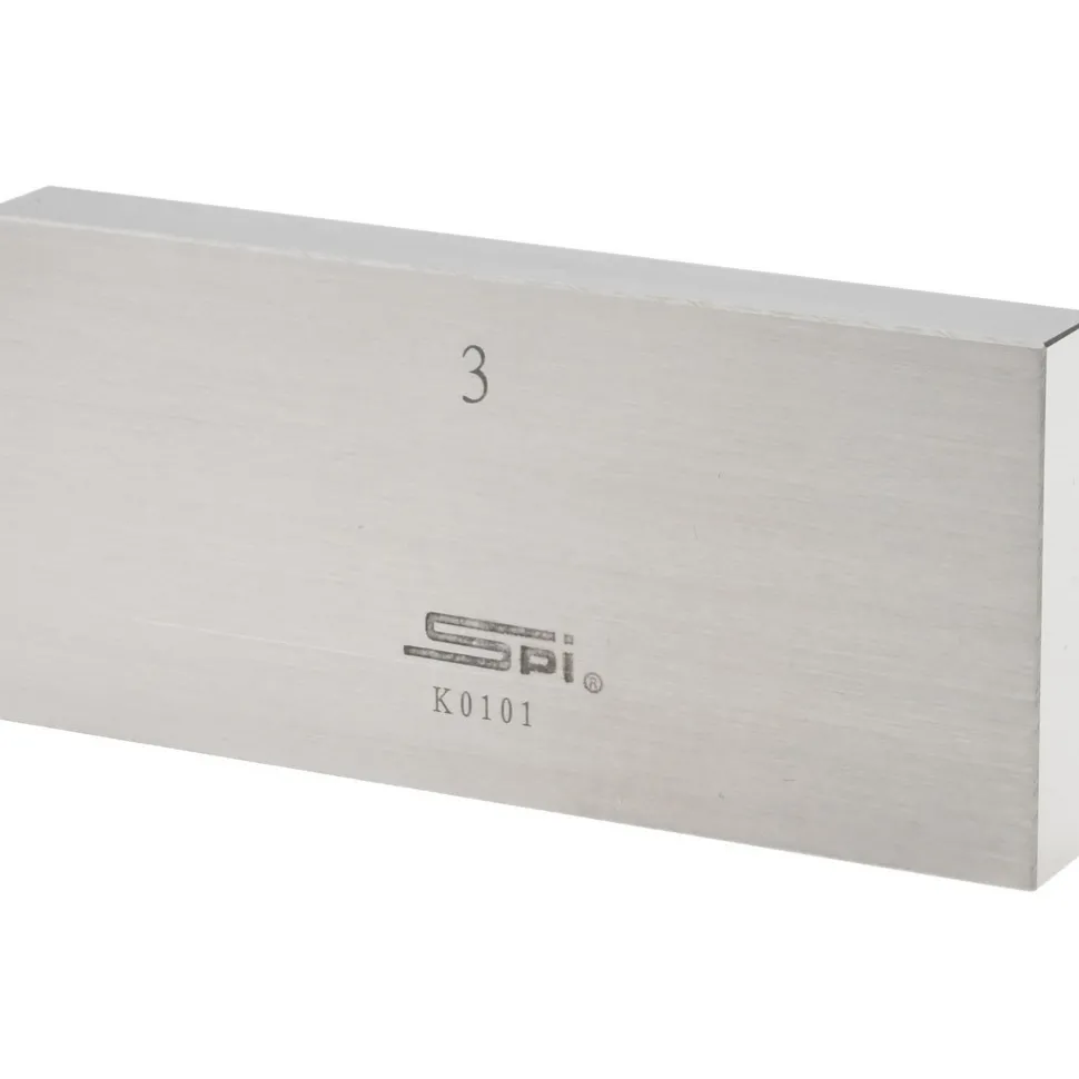 Rectangle Steel Gage Block: 3", Grade AS-1