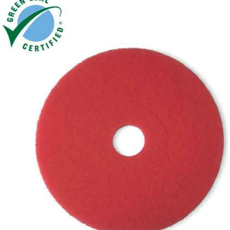 Red Buffer Pad 5100, Red, 510 mm x 82 mm, 20 in