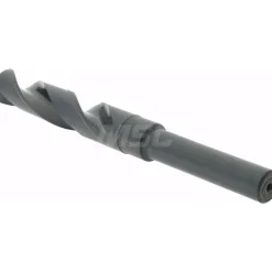 Reduced Shank Drill Bit: 21/32" Dia, 1/2" Shank Dia, 118 deg Point, High-Speed Steel