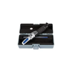 Refractometers: Refractometer Type: Portable Refractometer; For Use With: low-concentration translucent liquids such as fruit and vegetable juices, maple sap and industrial coolants; Scale Type: Brix