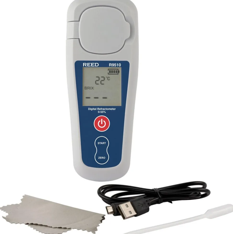 Refractometers: Refractometer Type: Hand-Held Refractometer; For Use With: Liquids; Scale Type: Brix
