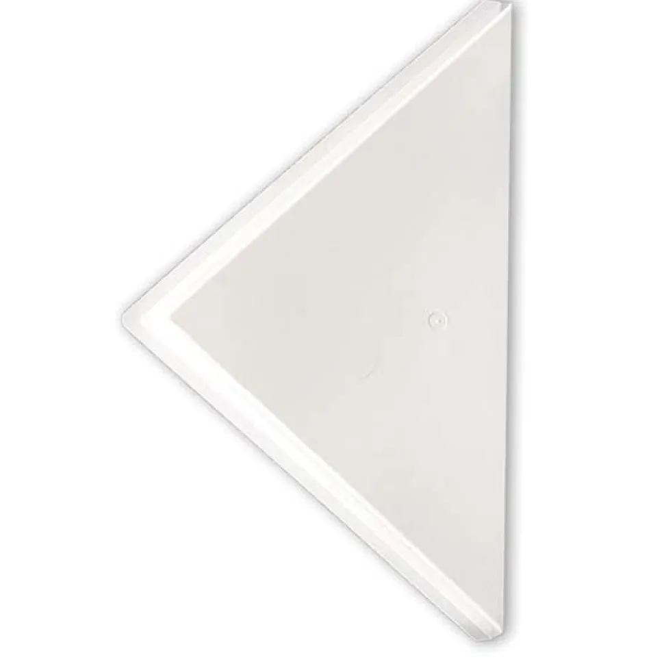 Registers & Diffusers: Type: Ceiling Diffuser Cover; Style: Triangular; Material: Plastic