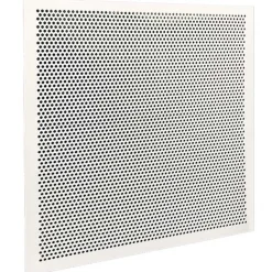 Registers & Diffusers: Type: Ceiling Panel; Style: Perforated; Material: Plastic