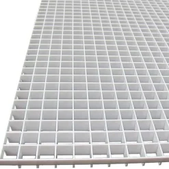 Registers & Diffusers: Type: Eggcrate Panel; Style: Cubed Core; Material: Plastic