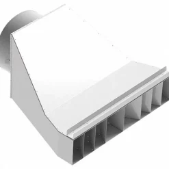 Registers & Diffusers: Type: Unit Heater Diffuser; Style: 1 Way; Material: Steel; Diameter (Decimal Inch): 12.0000