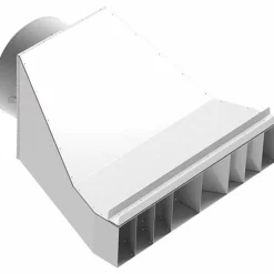 Registers & Diffusers: Type: Unit Heater Diffuser; Style: 1 Way; Material: Steel; Diameter (Decimal Inch): 16.0000