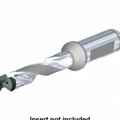 Replaceable-Tip Drill: Straight Shank, 1" Shank Dia