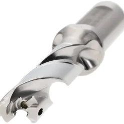 Replaceable-Tip Drill: 0.531 to 0.547" Dia, 2-3/4" Max Depth, 5/8" Flatted Shank