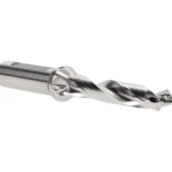 Replaceable-Tip Drill: 0.492 to 0.508" Dia, 2.55" Max Depth, 5/8" Flatted Shank