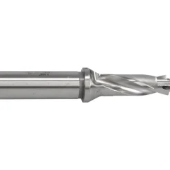 Replaceable-Tip Drill: 0.512 to 0.528" Dia, 1.53" Max Depth, 5/8" Weldon Flat Shank