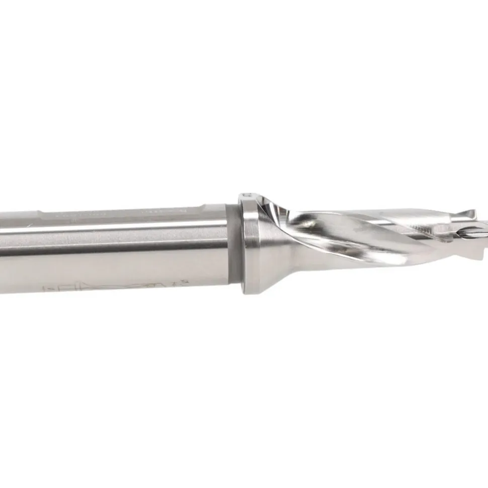 Replaceable-Tip Drill: 0.472 to 0.488" Dia, 1.41" Max Depth, 5/8" Weldon Flat Shank
