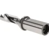 Replaceable-Tip Drill: 0.748 to 0.783" Dia, 2.24" Max Depth, 1" Weldon Flat Shank