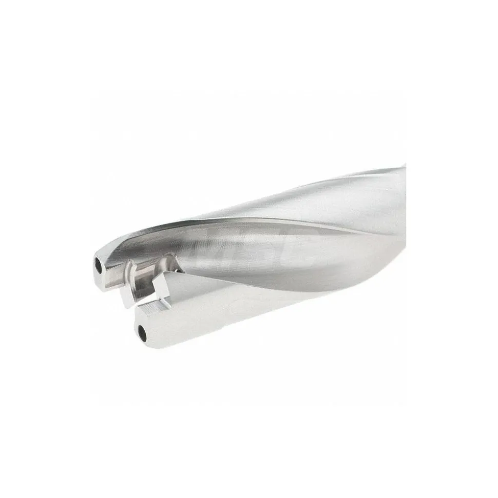 Replaceable-Tip Drill: 0.669 to 0.705" Dia, 2.13" Max Depth, 3/4" Flatted Shank
