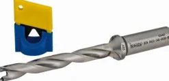Replaceable-Tip Drill: 0.433 to 0.469" Dia, 3.46" Max Depth, 5/8" Straight-Cylindrical Shank