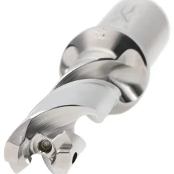 Replaceable-Tip Drill: 0.512 to 0.528" Dia, 2.56" Max Depth, 5/8" Weldon Flat Shank