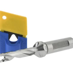 Replaceable-Tip Drill: 0.315 to 0.331" Dia, 1.57" Max Depth, 1/2" Weldon Flat Shank