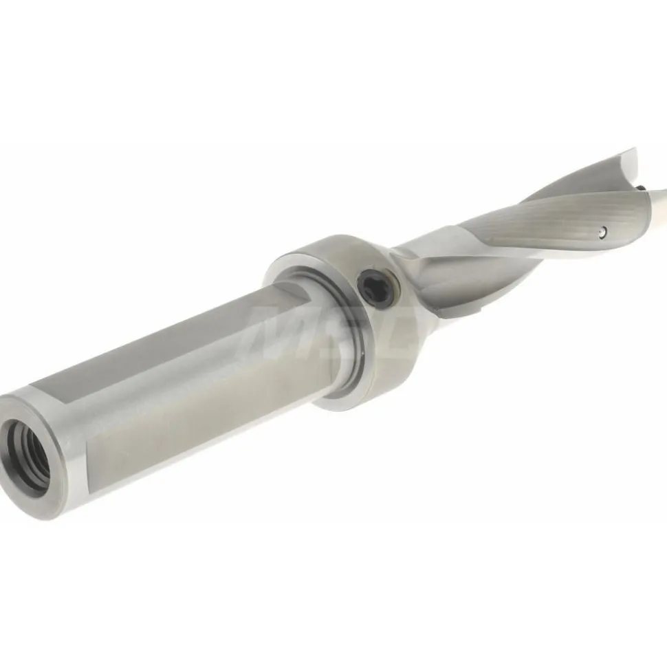 Replaceable-Tip Drill: 20.64 to 21.14 mm Dia, 66 mm Max Depth, 25.4 mm Weldon Flat Shank