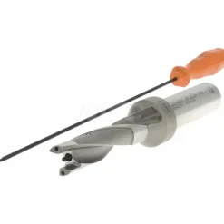 Replaceable-Tip Drill: 20.64 to 21.14 mm Dia, 66 mm Max Depth, 25.4 mm Weldon Flat Shank