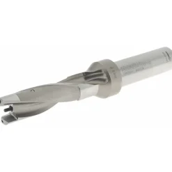 Replaceable-Tip Drill: 23.81 to 24 mm Dia, 72 mm Max Depth, 25.4 mm Weldon Flat Shank