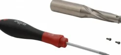 Replaceable-Tip Drill: 13.5 to 14.5 mm Dia, 2.008" Max Depth, 3/4" Straight-Cylindrical Shank