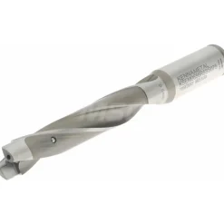 Replaceable-Tip Drill: 16.67 to 17.17 mm Dia, 90 mm Max Depth, 19.05 mm Straight-Cylindrical Shank
