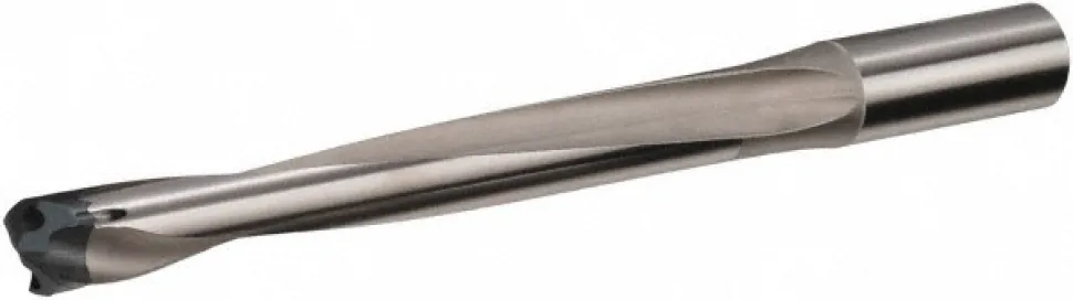 Replaceable-Tip Drill: 18.51 to 19.5 mm Dia, 6.654" Max Depth, 1" Whistle Notch Shank