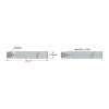 Replaceable Tip Milling Shank: Series Multimaster, 1/2" Straight Shank
