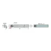 Replaceable Tip Milling Shank: Series Multimaster, 1/2" 90 ° Shank