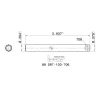 Replaceable Tip Milling Shank: Series Multimaster, 10 mm Straight Shank