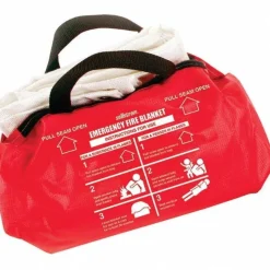 Rescue Blankets: Type: Fire; Material: Fiberglass; Overall Length: 60.0000 in; Overall Width: 72 in