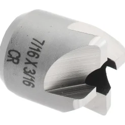 Reverse Counterbore: 7/16" Dia, 3/16" Pilot Hole, 4 Flutes, High Speed Steel