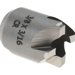 Reverse Counterbore: 3/8" Dia, 3/16" Pilot Hole, 4 Flutes, High Speed Steel