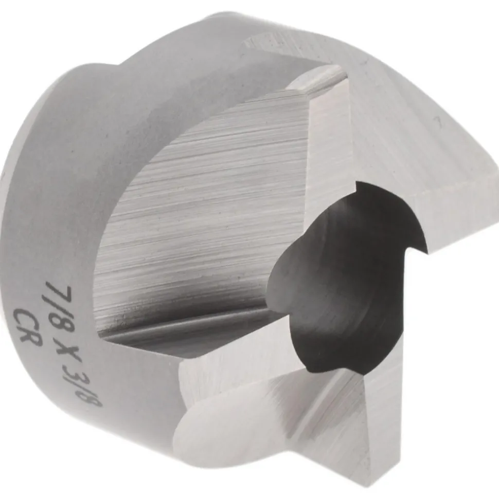 Reverse Counterbore: 7/8" Dia, 3/8" Pilot Hole, 4 Flutes, High Speed Steel