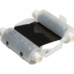 Ribbon Cartridge: 4.33" Wide, 200' Long, Black, Resin