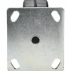 Rigid Top Plate Caster: Phenolic, 5" Wheel Dia, 2" Wheel Width, 1,000 lb Capacity, 6-1/2" OAH