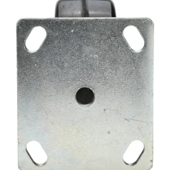 Rigid Top Plate Caster: Phenolic, 5" Wheel Dia, 2" Wheel Width, 1,000 lb Capacity, 6-1/2" OAH