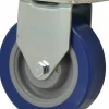 Rigid Top Plate Caster: Polyurethane, 4" Wheel Dia, 1-1/4" Wheel Width, 275 lb Capacity, 4-11/16" OAH