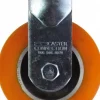 Rigid Top Plate Caster: Polyurethane on Aluminum, 5" Wheel Dia, 2" Wheel Width, 750 lb Capacity, 6-1/2" OAH