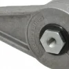 Rotary Tensioners; Type.: Rotary Tensioner; Material: Aluminum; Frame Thickness: 0.59 mm; 0.59 in; Overall Depth: 1.45 in; Overall Height: 5.37 in; Overall Length (Decimal Inch): 5.3700; Maximum Force: 30 lb; Minimum Force: 16 lb; Distance Between Hole Centers: 3-1/2; Neck Width: 1.15 mm; 1.15 in