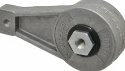 Rotary Tensioners; Type.: Rotary Tensioner; Material: Aluminum; Frame Thickness: 0.59 mm; 0.59 in; Overall Depth: 1.45 in; Overall Height: 5.37 in; Overall Length (Decimal Inch): 5.3700; Maximum Force: 30 lb; Minimum Force: 16 lb; Distance Between Hole Centers: 3-1/2; Neck Width: 1.15 mm; 1.15 in