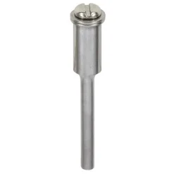 Rotary Tool Mandrels: Material: Stainless Steel; Includes: Screw, (2) Washers; Arbor Hole Size: 1/8