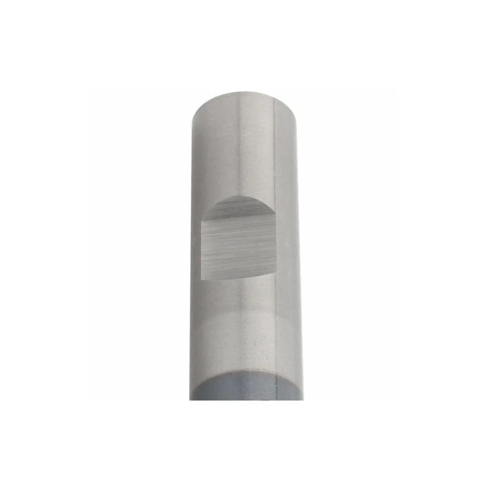 Roughing End Mill: 1/2" Dia, 4 Flute, Fine Pitch, Single End, Solid Carbide