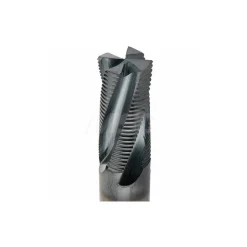 Roughing End Mill: 3/4" Dia, 4 Flute, Fine Pitch, Single End, Solid Carbide