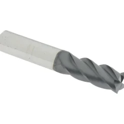 Roughing & Finishing End Mill: 1/2" Dia, 4 Flute, Solid Carbide