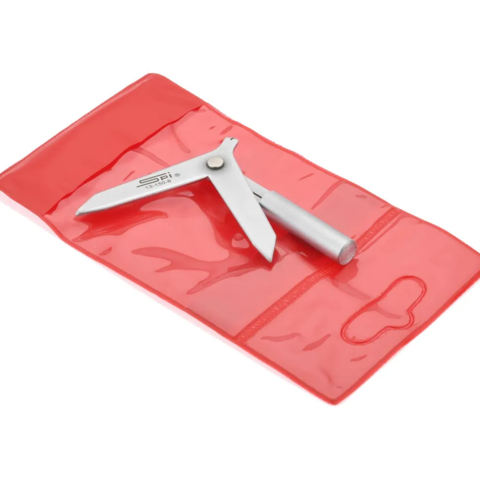 Round Bar Center Finder: 0.2" Head Dia, 3/8" Shank Dia, Mechanical